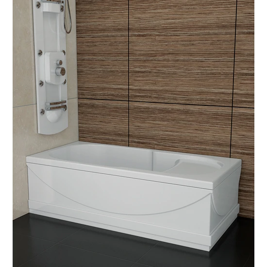 Baignoire droite avec siège 150x80x55