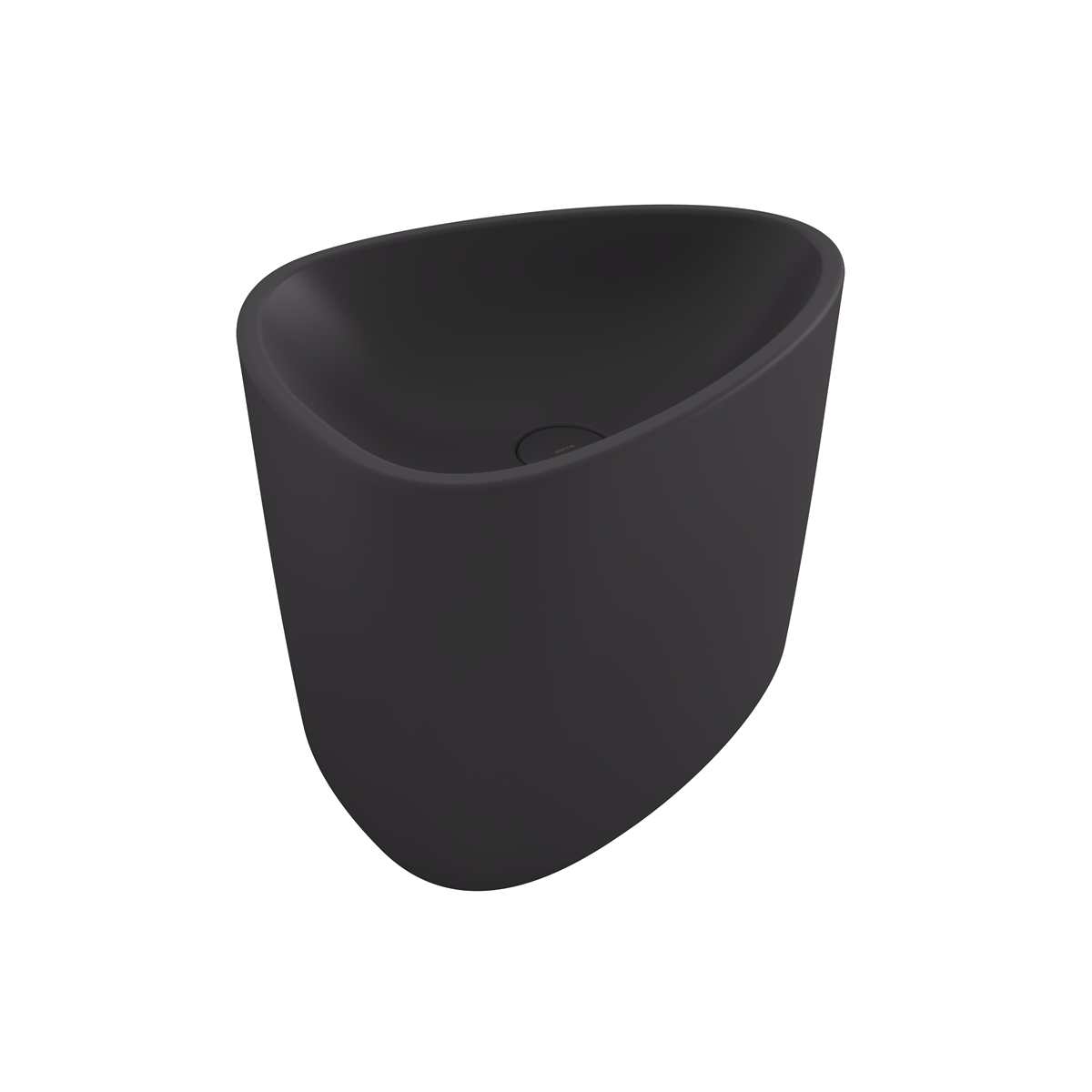 Bocchi Etna plan à poser Monobloc Lavabo - Mat Anthracite - 1162-020-0125