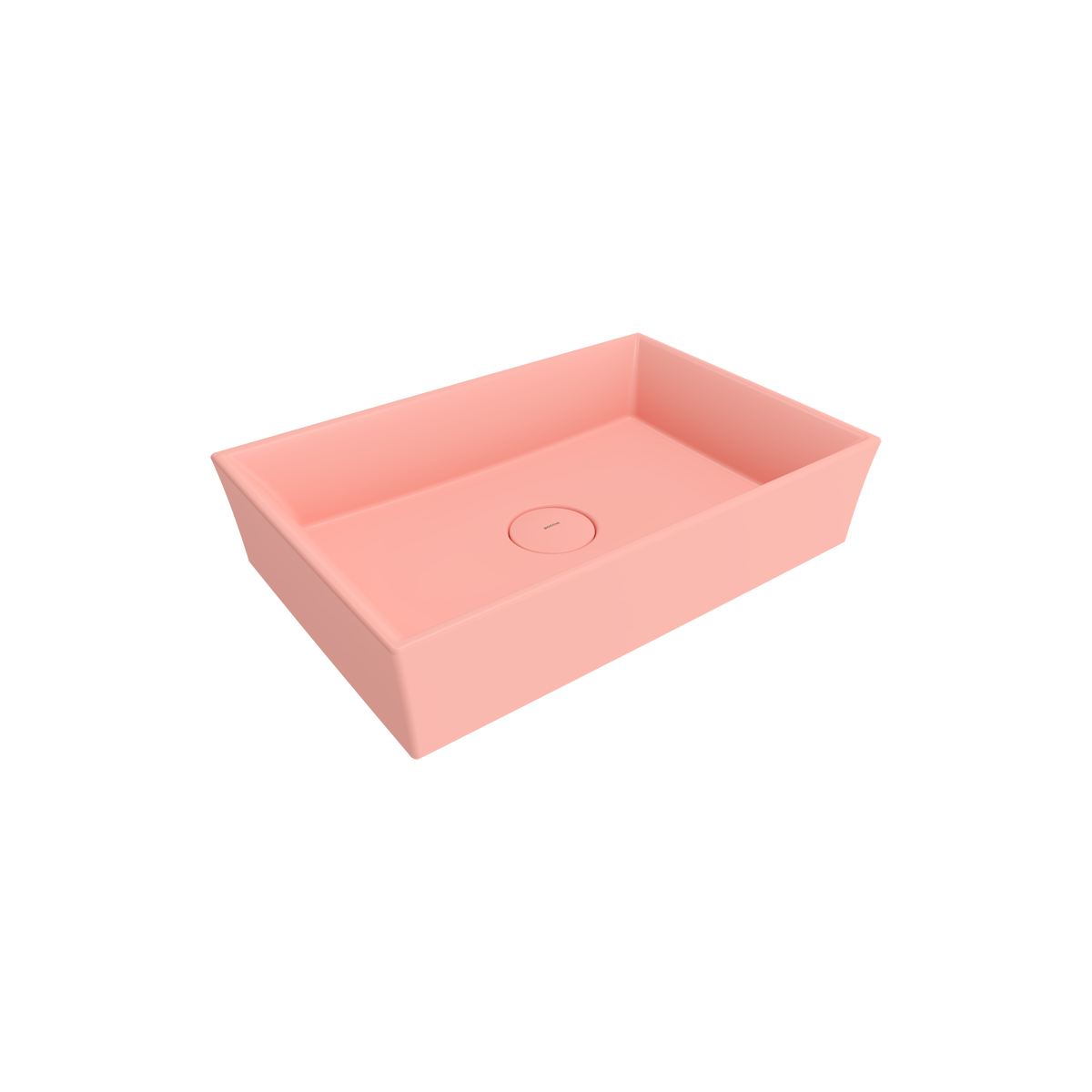 Bocchi Vessel Di̇kdörtgen Lavabo 56x38 Cm -mat Somon - 1172-032-0125
