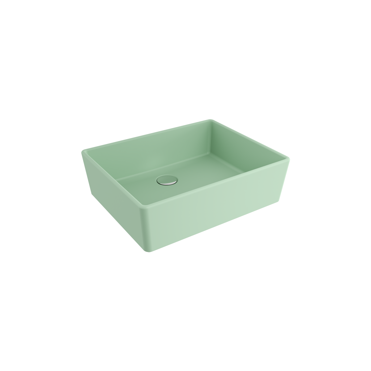 Bocchi Milano Vasque Lavabo 50 Cm - Mat Mi̇nt Vert - 1215-033-0125