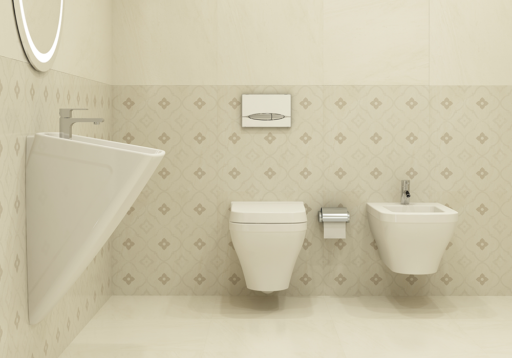 Bocchi Firenze Sans bride suspendu WC - Brillant Blanc - 1304-064-0128