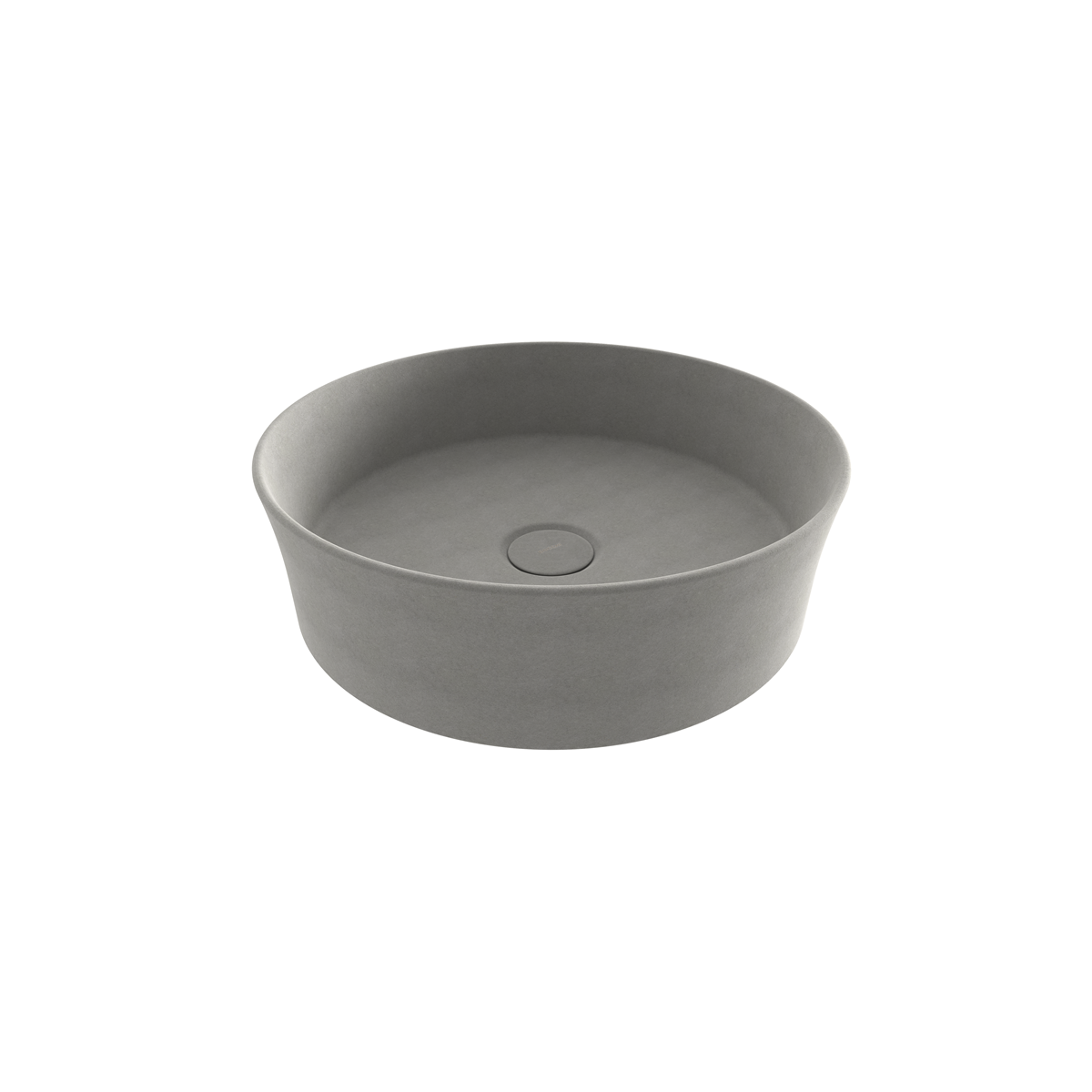 Bocchi Sottile رفيع Line كاونتر علوي دائري 38cm. مغسلة - مطفي Beton - 1478-069-0125