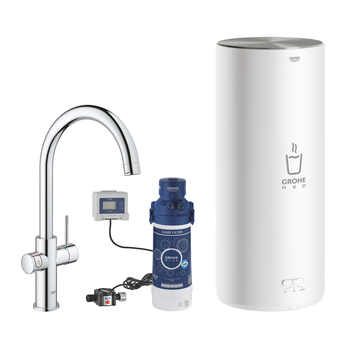 Grohe G R O H E Red Duo خلاط و L الحجم ماء Isıtıcısı - 30079001