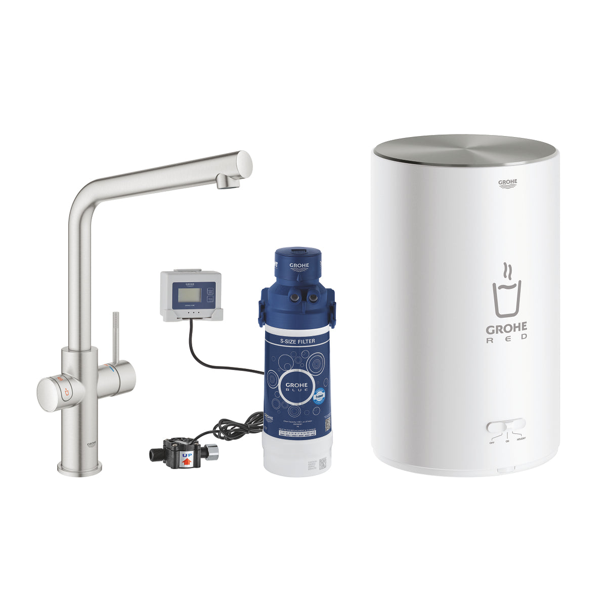 Grohe G R O H E Red Duo خلاط و M الحجم ماء Isıtıcısı - 30327DC1