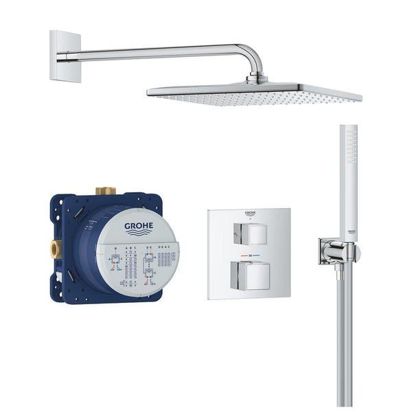 Grohe Grohtherm Cube Concealed Shower System With Rainshower Mono 310 Cube - 34868000