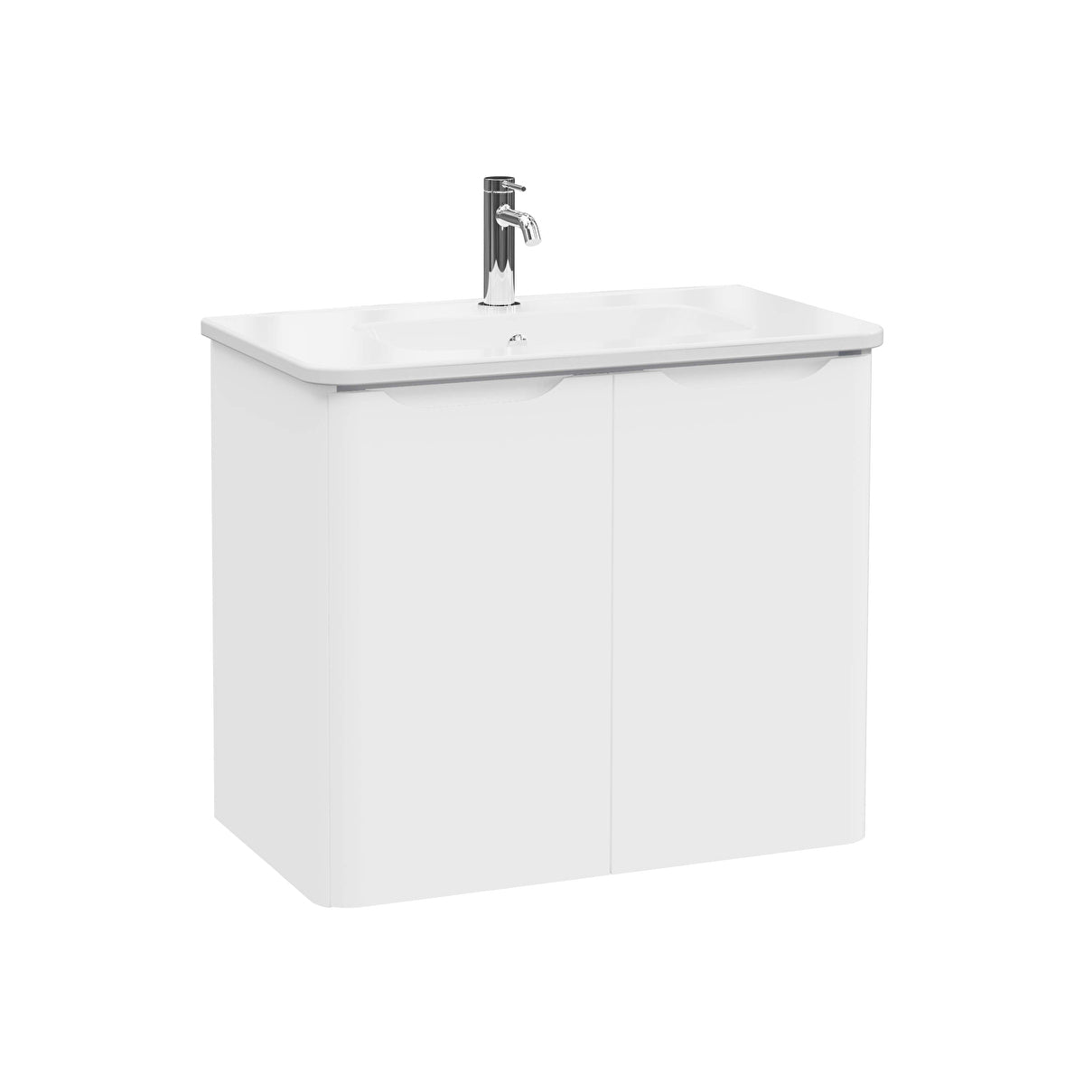 VitrA Integra دائري مغسلة خزانة 69853