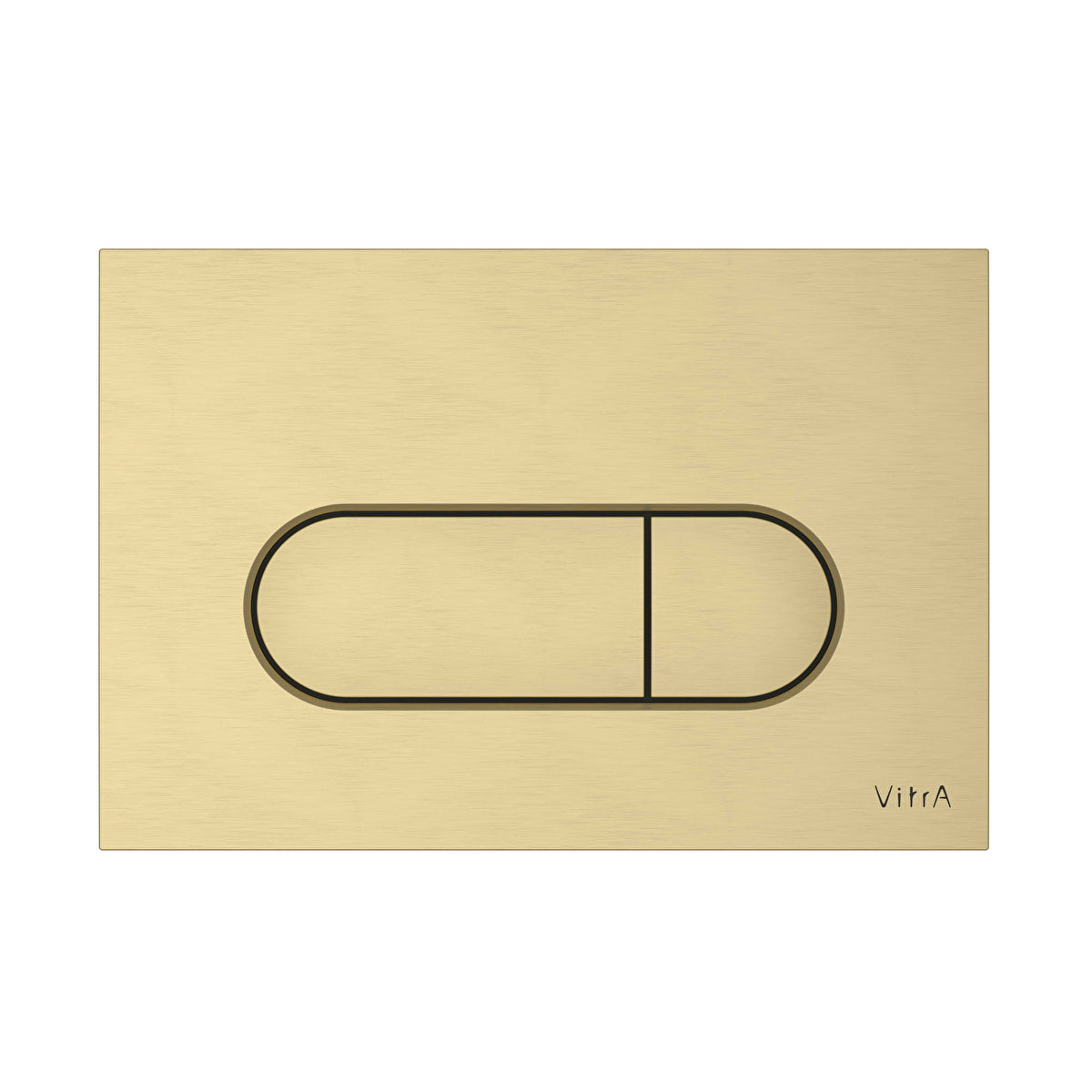 Панель смыва VitrA Root Round, матовое золото 740-2225