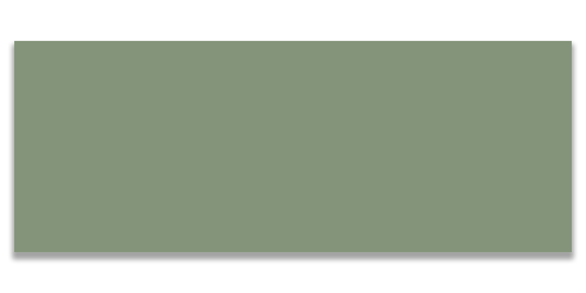 Art Mosaic Flat 10x30 / 4”x12” Sage Mat Mural carreau