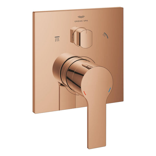 Grohe Allure خلاط حمام جداري (ثلاثي الاتجاهات، مجموعة خارجية)، نحاس - 29176DA1