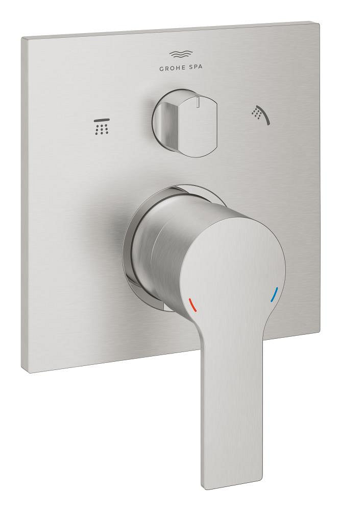 Grohe Allure Ankastre Banyo Bataryası (3 Yollu, Sıva Üstü Grubu), Paslanmaz Çelik - 29176DC1