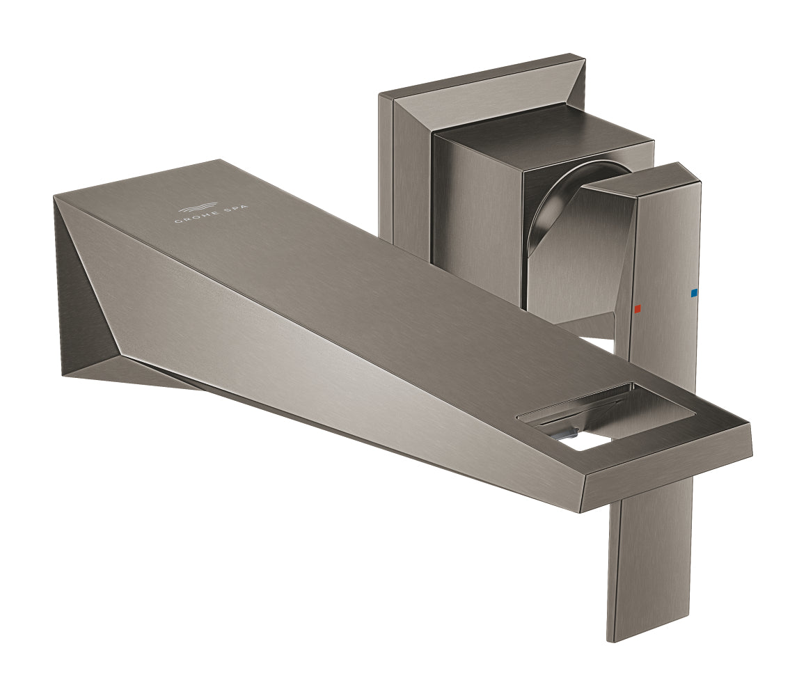 Mitigeur lavabo deux trous Grohe Allure Brilliant taille M finition graphite brossé – 29402AL0