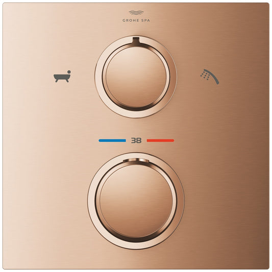 Grohe Allure Thermostat For Concealed Installation With 2-Way Diverter Hand Shower/Bath Filler - 19446DL2