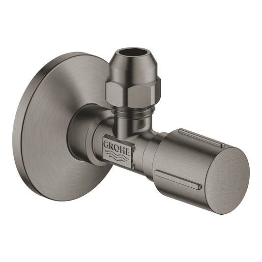 Robinet d’arrêt 1/2" brossé Hard Graphite - 22037AL0