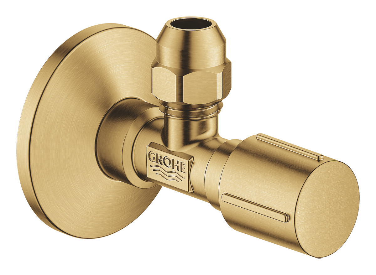 Robinet d'arrêt Grohe 1/2" finition brossée Cool Sunrise - 22037GN0