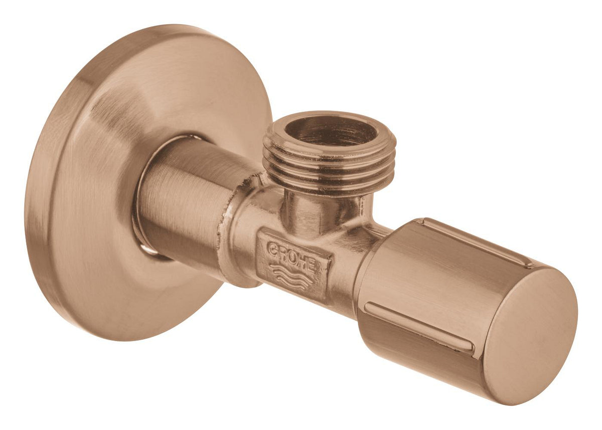 Robinet d'arrêt Grohe 1/2"x1/2" sunset brossé – 22041DL0