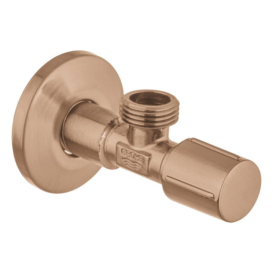 Robinet d'arrêt Grohe 1/2"x1/2" sunset brossé – 22041DL0