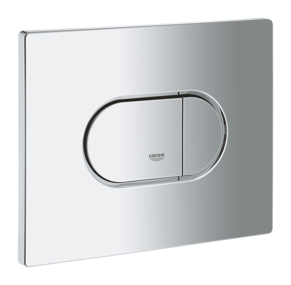 Plaque de commande pour réservoir encastré Grohe, horizontale, ABS chromé - 38858000