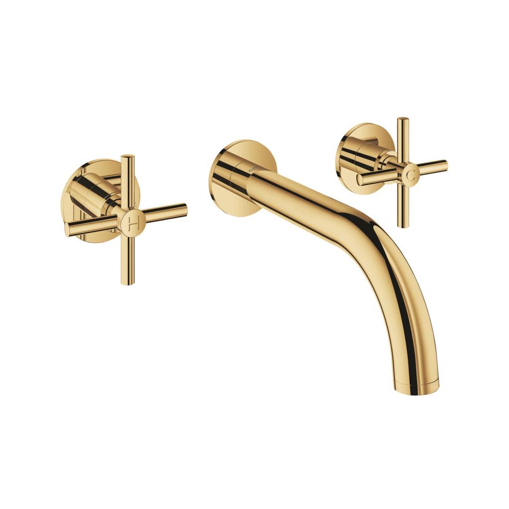 Mitigeur de lavabo trois trous Grohe Atrio, Cool Sunrise - 20164GL3