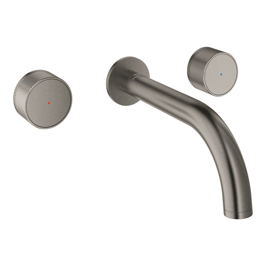 Mitigeur lavabo mural 3 trous M taille, finition graphite brossé Grohe Atrio Private Collection - 20589AL0