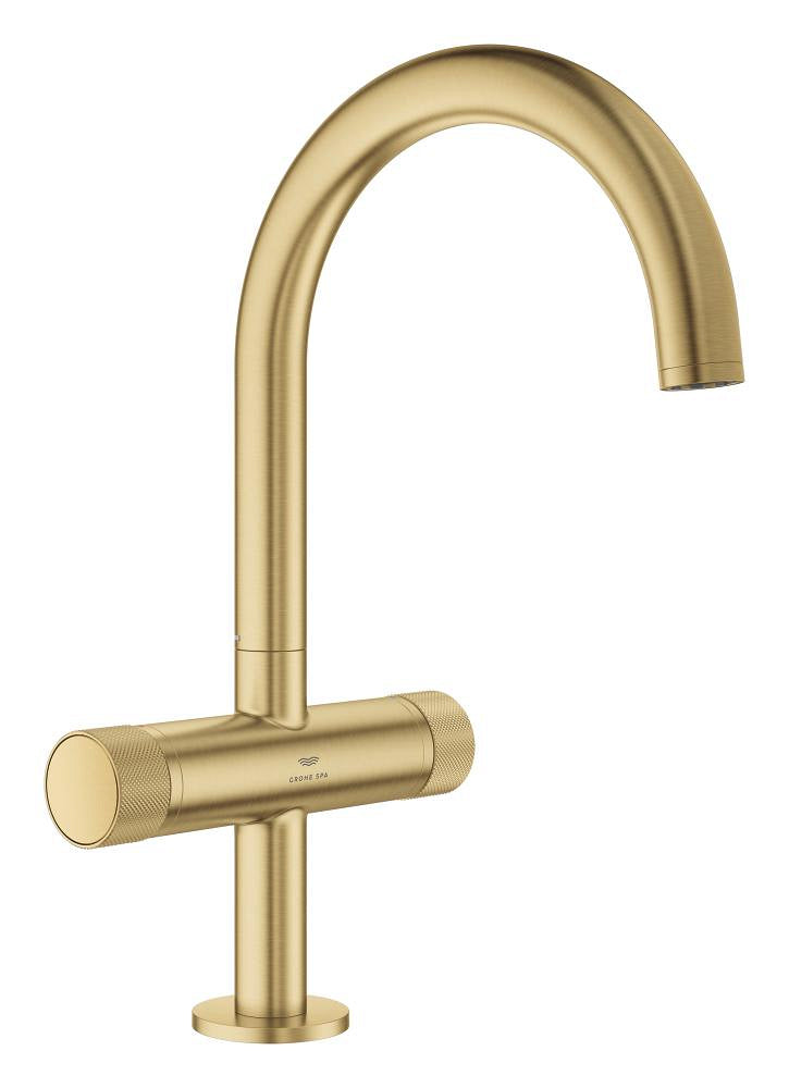 Mitigeur lavabo Grohe Atrio Private Collection taille L finition brossée Cool Sunrise – 21138GN0