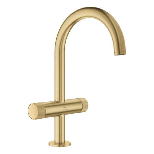 حنفية مغسلة Grohe Atrio Private Collection مقاس L بتشطيب Cool Sunrise غير لامع – 21138GN0