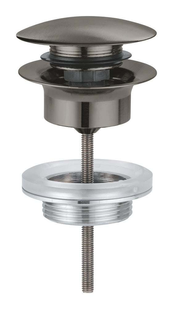 Set de vidage à pression Grohe Brushed Hard Graphite - 65807AL0