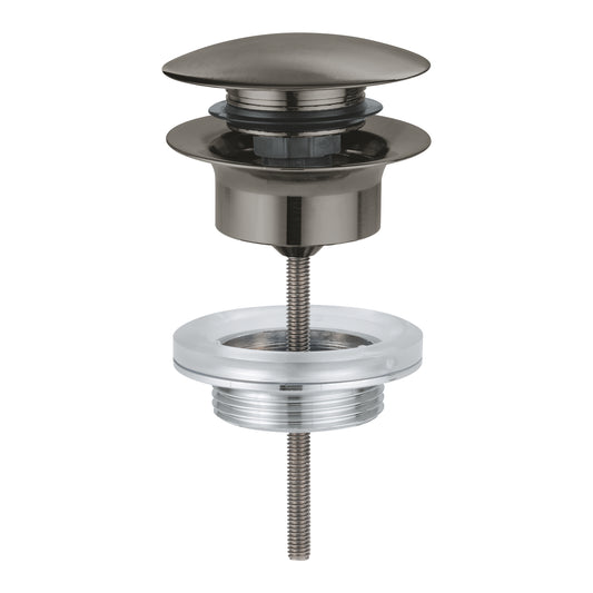 Set de vidage à pression Grohe Brushed Hard Graphite - 65807AL0