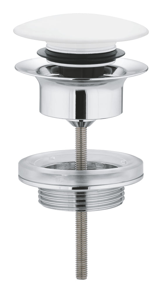 طقم سدادة تصريف Bas-Aç من Grohe باللون الأبيض - 65807LS0