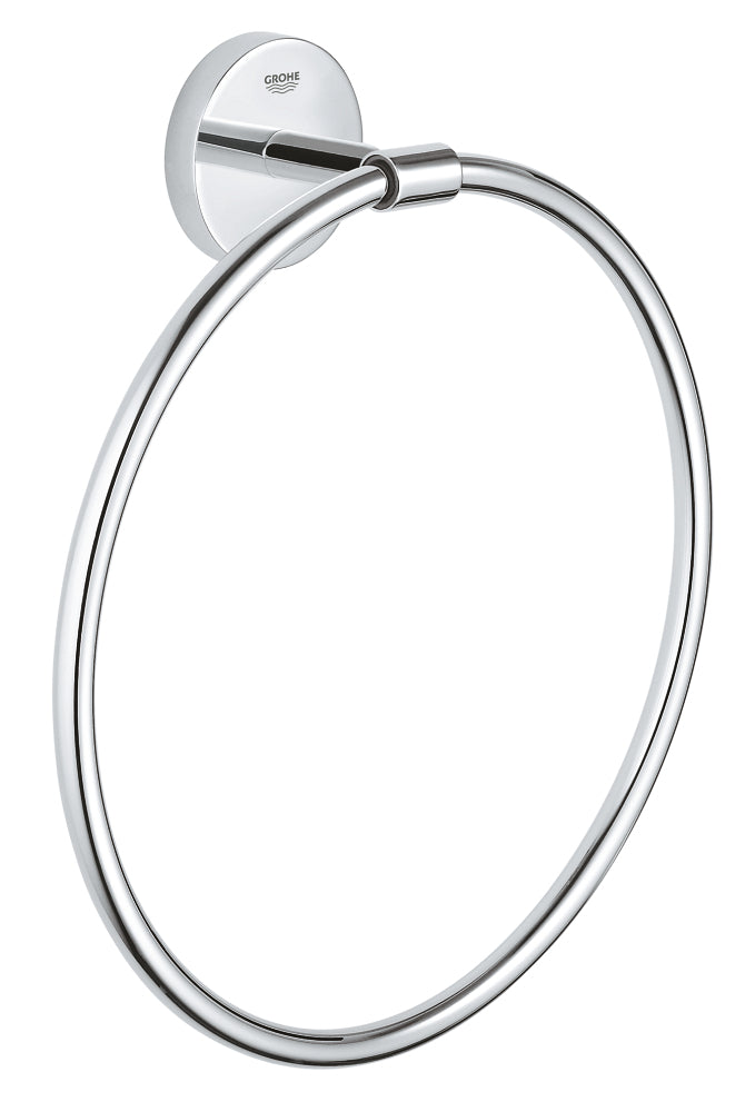 Porte-serviettes rond Grohe BauCosmopolitan chromé - 40460001