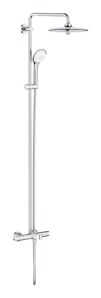 Настенная душевая система с термостатом Grohe Euphoria System 260 и смесителем для ванны - 27475002