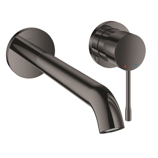 Двухотверстный смеситель для раковины Grohe Essence L hard graphite - 19967A01