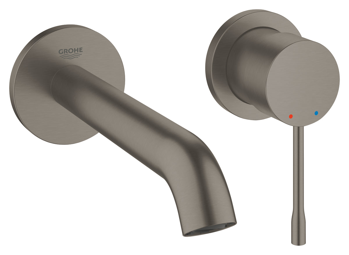 Mitigeur lavabo deux trous Grohe Essence M finition brossée Hard Graphite - 29192AL1