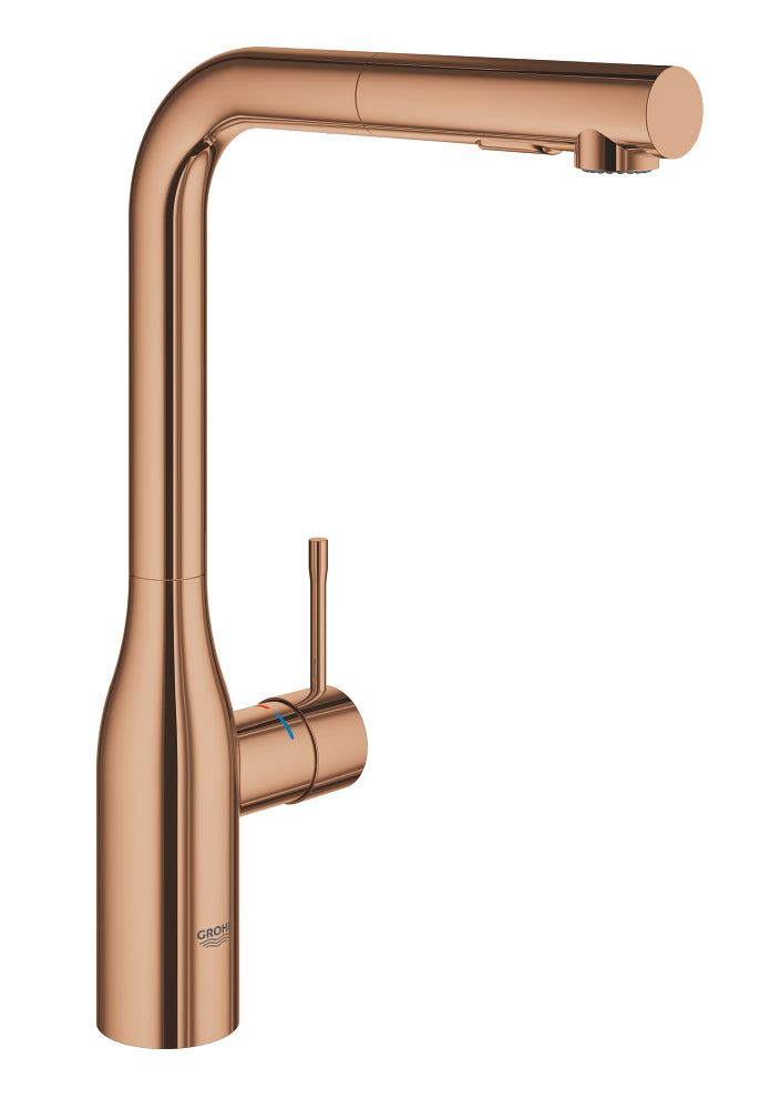 Mitigeur d'évier à bec flexible Grohe Essence Warm Sunset - 30270DA0