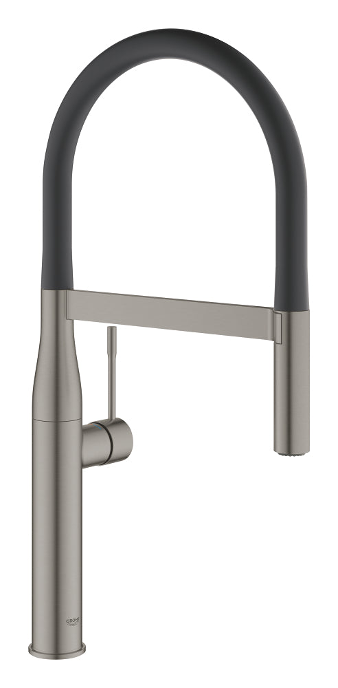 Mitigeur évier monocommande Grohe Essence finition brossée Hard Graphite - 30294AL0