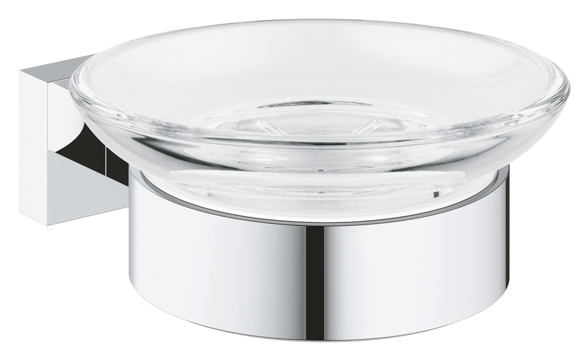 Grohe طقم صابون Eurocube كروم - 40754001