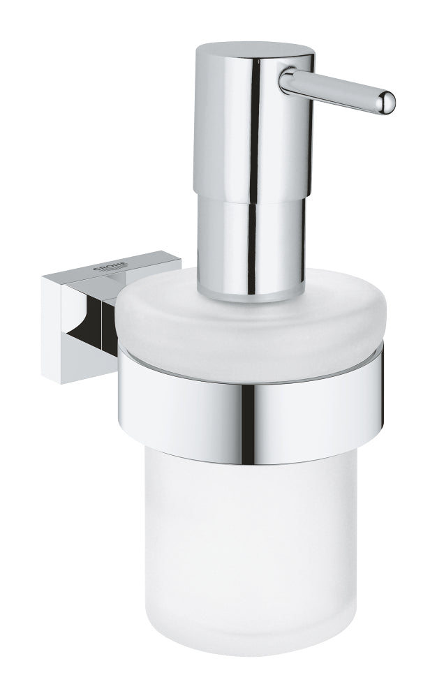طقم صابون سائل Grohe Eurocube كروم - 40756001