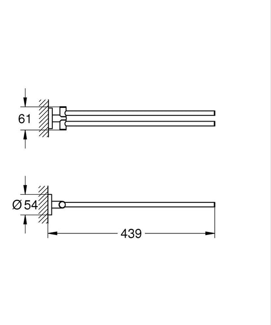 Grohe Essentials Havluluk - 1024672430