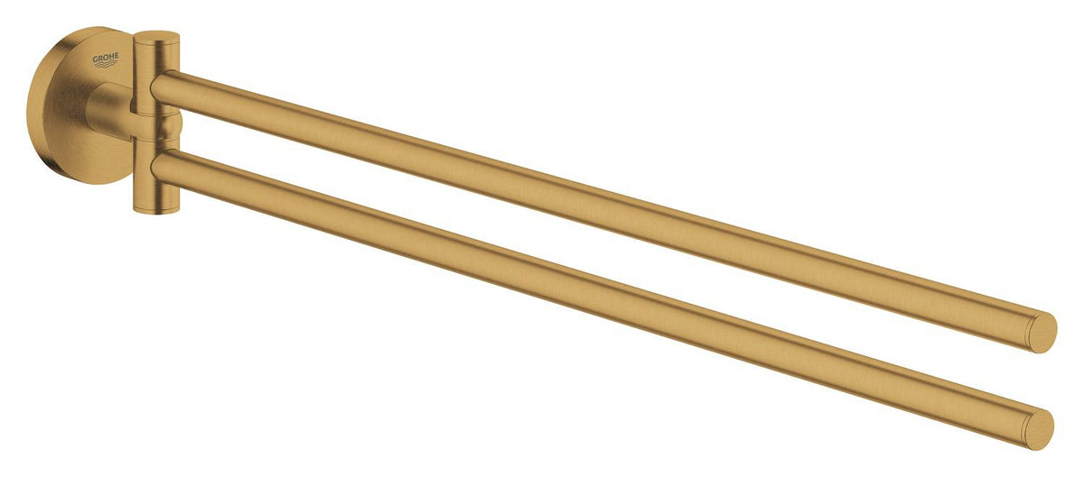 Porte-serviettes double 44 cm Essentials Brushed Cool Sunrise - 40371GN1