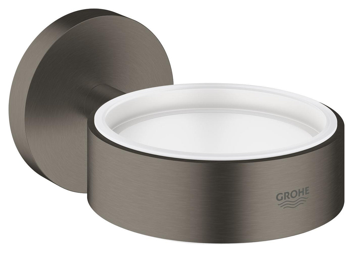 Держатель для мыльницы и стакана Grohe Essentials, матовый Hard Graphite - 40369AL1
