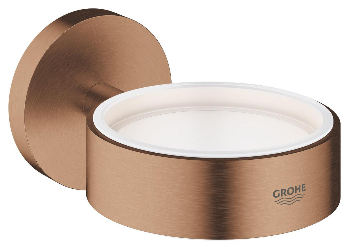 Porte-savon et porte-brosse à dents Grohe Essentials finition brossée Warm Sunset - 40369DL1