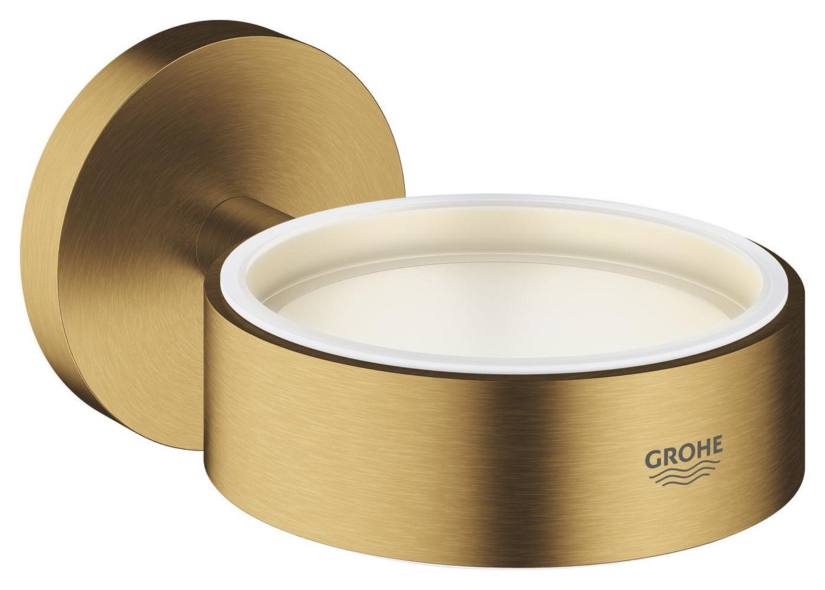 Porte-savon et porte-brosse à dents Grohe Essentials finition brossée Cool Sunrise - 40369GN1