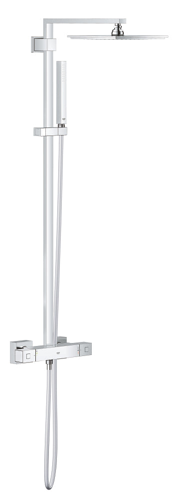 Grohe Euphoria Cube نظام 230 على الحائط مركب ثرموستاتي بخلاط دش نظام - 26087000