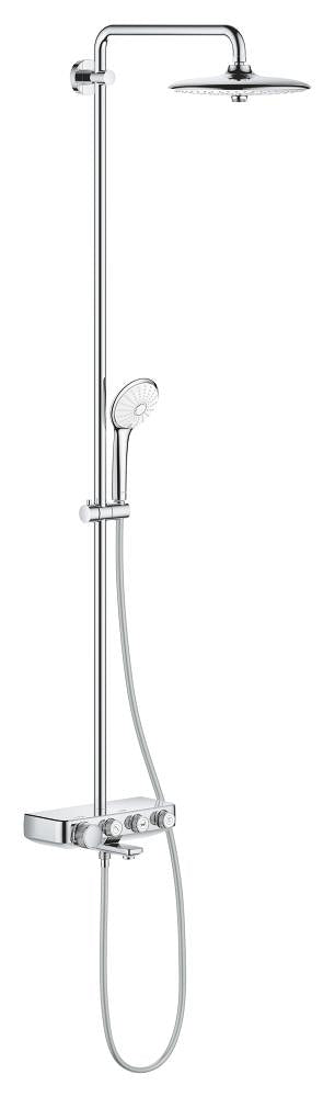 Grohe Euphoria Smart Control 260 Duş Sistemi Duvara Monte Termostatik Banyo Bataryalı Duş Sistemi - 26510000