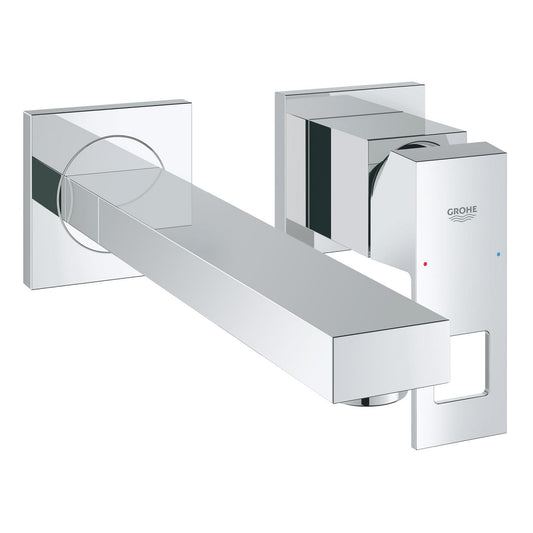 Grohe Eurocube İki Delikli Duvardan Lavabo Bataryası M-Boyut - 23447000