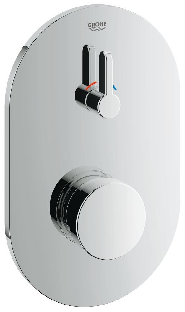 خلاط دش مع مؤقت Grohe Eurosmart Cosmopolitan T 1/2″ مع محدد حرارة قابل للتعديل ومقبض فراشة - 36321000
