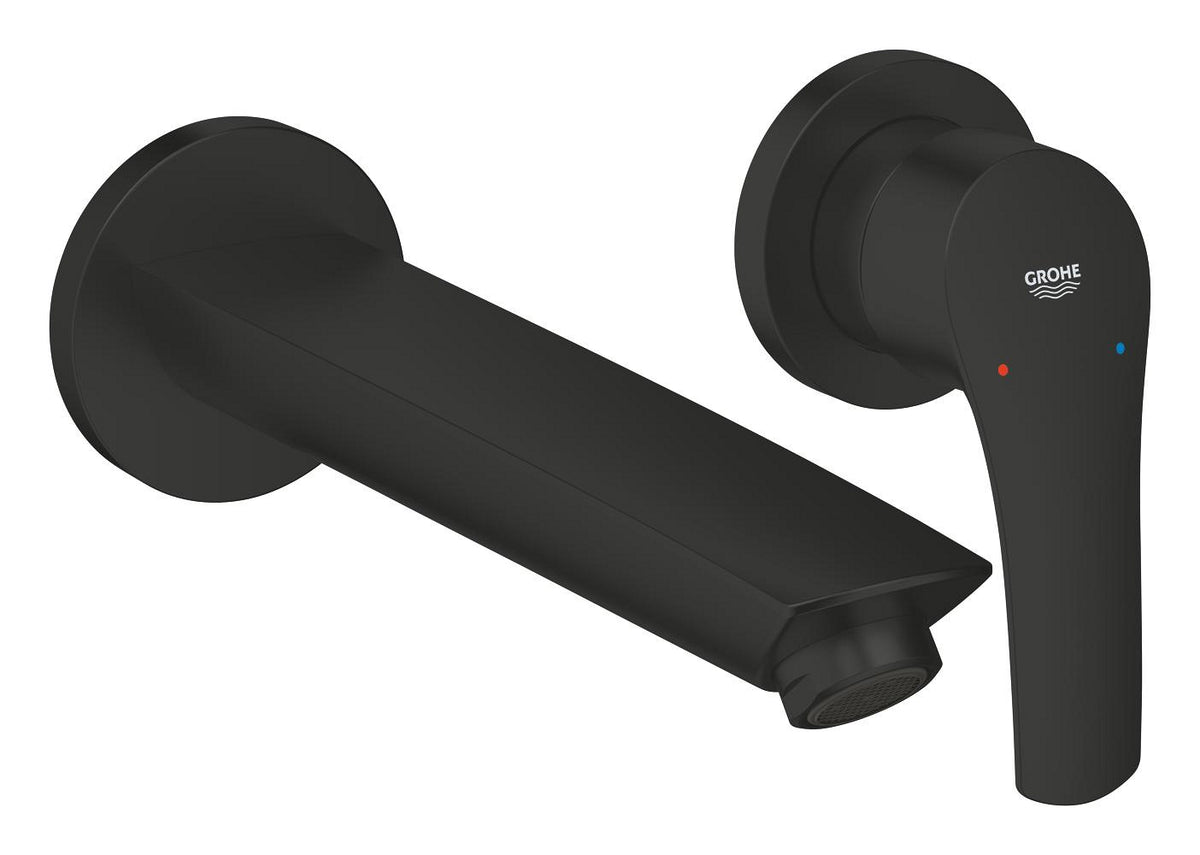 خلاط مغسلة ذو ثقبين Grohe Eurosmart مقاس M أسود مطفي - 293382433