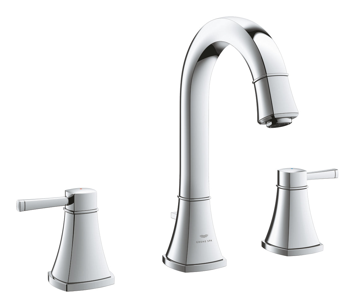 Mitigeur de lavabo 3 trous Grohe Grandera taille L, chromé – 20619000