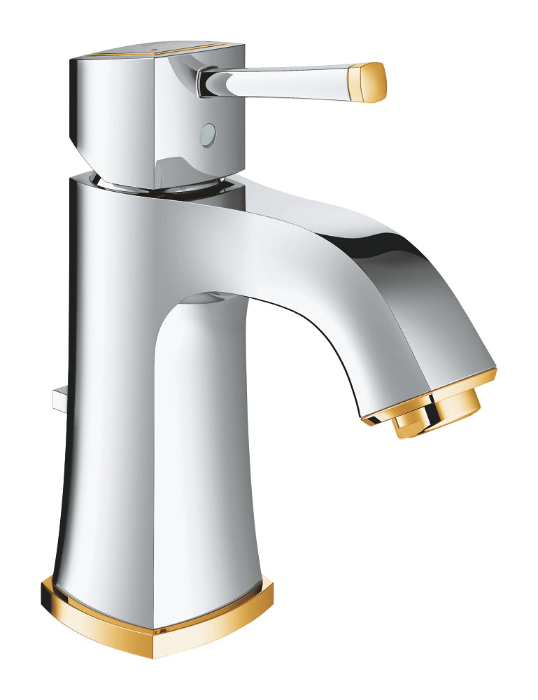 Однорычажный смеситель для раковины Grohe Grandera 1/2'', размер S, хром/золото – 24369IG0