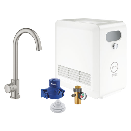 طقم Grohe Blue Professional مع صنبور C-Spout وحنفية Mono - 31302DC2