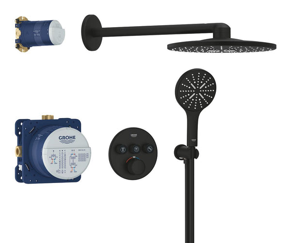 Grohe Grohtherm Smart Control Concealed Shower System With Rainshower Smart Active 310 - 34863KF0